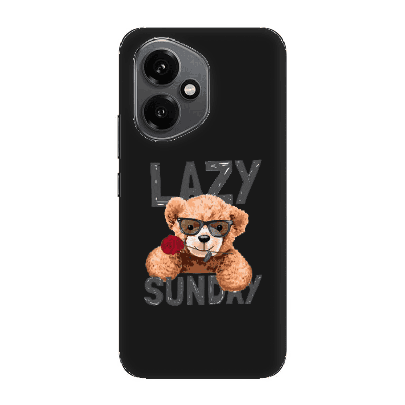 Honor Magic 400 Lazy sunday Black Colored Silicone TPU Θήκη